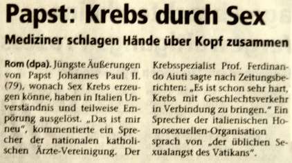 Irgendwer hat Birnenkrebs! Wovon nur?